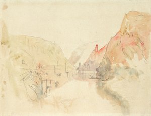 Castillo de Traben-Trarbach en el Mosela de Joseph Mallord William Turner