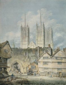 Iglesia Catedral en Lincoln, 1795 de Joseph Mallord William Turner