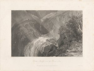 Puente de Cadena sobre el Río Tees, 1838