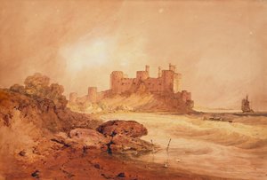 Castillo de Conway, Gales del Norte, c.1800 de Joseph Mallord William Turner