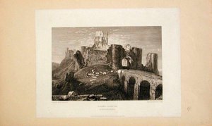 Castillo de Corfe, Dorsetshire de Joseph Mallord William Turner