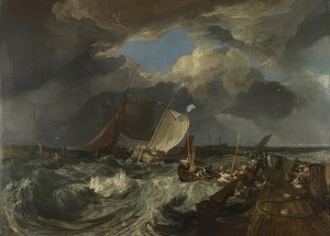 El muelle de Calais de Joseph Mallord William Turner