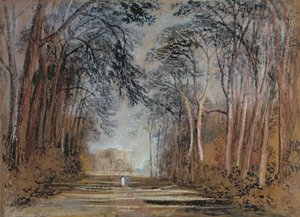 Avenida Farnley, Farnley Hall, Yorkshire de Joseph Mallord William Turner