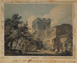 Iglesia de Finchley, 1801 de Joseph Mallord William Turner