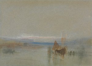 Barcos de pesca encallados frente al Havre de Joseph Mallord William Turner