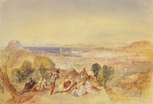 Génova, Italia, c.1851 (acuarela sobre papel) de Joseph Mallord William Turner