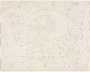 Hereford Cathedral de Joseph Mallord William Turner