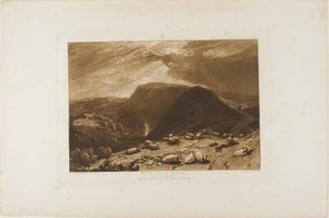 Hind Head Hill, plato 25 de Liber Studiorum