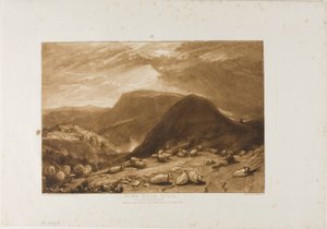 Hind Head Hill, lámina 25 de Liber Studiorum