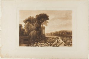 Isis, lámina 68 de Liber Studiorum de Joseph Mallord William Turner