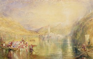 Kussnacht, Lago de Lucerna, Suiza de Joseph Mallord William Turner