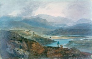 Lago, Escocia, 1801-1802 de Joseph Mallord William Turner