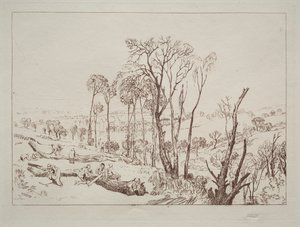 Liber Studiorum: Crowhurst, Sussex de Joseph Mallord William Turner