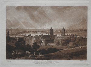 Liber Studiorum: Londres desde Greenwich de Joseph Mallord William Turner
