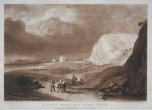 Liber Studiorum: Torres Martello, cerca de Bexhill, Sussex de Joseph Mallord William Turner
