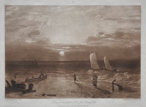 Liber Studiorum: Paisaje marino de Mildmay de Joseph Mallord William Turner