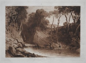 Liber Studiorum: Cerca de Blair Athol, Escocia de Joseph Mallord William Turner