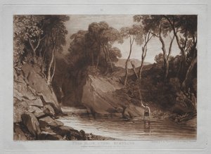 Liber Studiorum: Cerca de Blain Athol, Escocia de Joseph Mallord William Turner