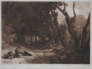 Liber Studiorum: Procris y Céfalo de Joseph Mallord William Turner