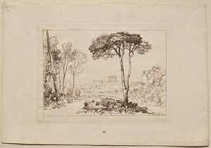 Liber Studiorum: Escena en la Campagna de Joseph Mallord William Turner