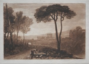 Liber Studiorum: Escena en la Campagna de Joseph Mallord William Turner