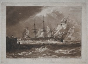 Liber Studiorum: Barcos en una brisa de Joseph Mallord William Turner