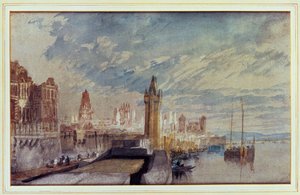 Maguncia en el Rin de Joseph Mallord William Turner