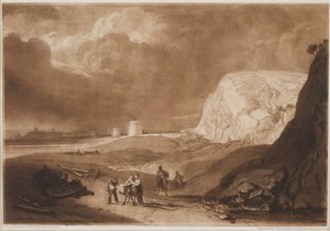 Torres Martello cerca de Bexhill, Sussex, 1811 de Joseph Mallord William Turner