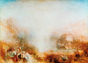 Mercurio enviado a amonestar a Eneas, 1850 de Joseph Mallord William Turner