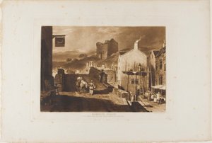 Morpeth, lámina 21 de Liber Studiorum de Joseph Mallord William Turner