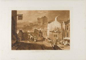 Morpeth, placa 21 de Liber Studiorum de Joseph Mallord William Turner