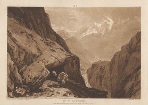 Monte San Gotardo de Joseph Mallord William Turner