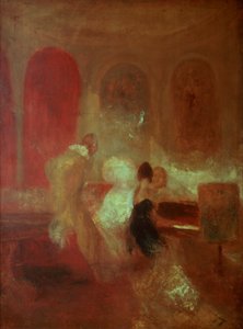 Fiesta de Música, Castillo de East Cowes, Isla de Wight de Joseph Mallord William Turner