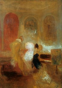 Fiesta musical, Castillo de East Cowes, c1835