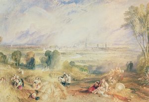 Oxford desde North Hinksey (acuarela sobre papel) de Joseph Mallord William Turner