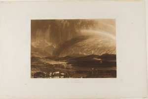 Turbera, Escocia, lámina 45 de Liber Studiorum de Joseph Mallord William Turner