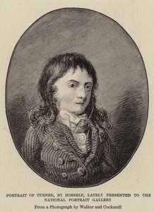 Retrato de Turner, por él mismo, recientemente presentado a la National Portrait Gallery