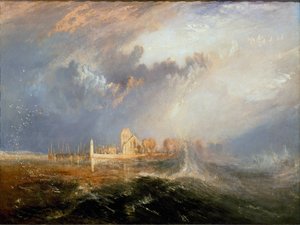 Quillebeuf en la desembocadura del Sena en Normandía de Joseph Mallord William Turner
