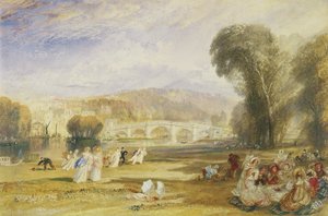 Richmond Hill y Bridge, Surrey, c.1831 de Joseph Mallord William Turner