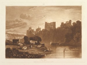Río Wye, Liber Studiorum, parte X, placa 48, 23 de mayo de 1812 de Joseph Mallord William Turner