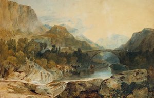 Puente de Rosthwaite, Borrowdale de Joseph Mallord William Turner