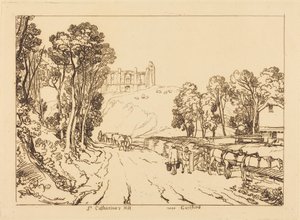 Colina de Santa Catalina cerca de Guildford de Joseph Mallord William Turner
