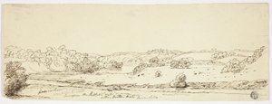 Escenas en el Kibble cerca de Little Milton Hall, Lancashire de Joseph Mallord William Turner