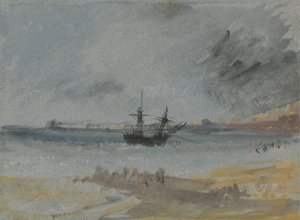 Barco encallado Brighton de Joseph Mallord William Turner
