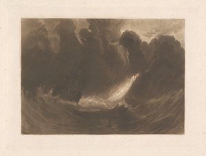 Barco en una tormenta de Joseph Mallord William Turner