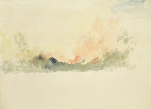 Estudio del cielo de Joseph Mallord William Turner