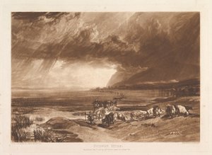 Solway Moss, Liber Studiorum, parte XI, placa 52, 1 de enero de 1816 de Joseph Mallord William Turner
