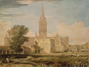 Vista sur de la Catedral de Salisbury, 1797-98