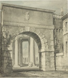 San Pedro visto a través de la Porta Angelica de Joseph Mallord William Turner