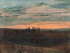 Stonehenge: Atardecer, 1909 de Joseph Mallord William Turner